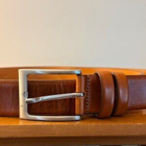 Ricca Fiore Men's Brown Leather Belt - Size 42